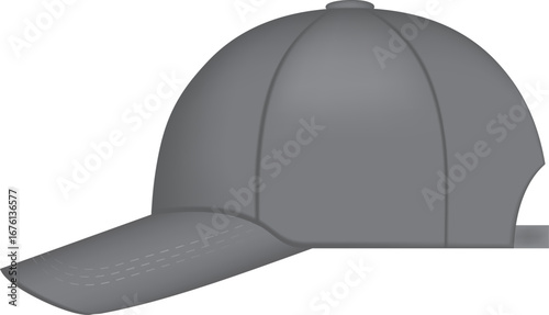 black baseball cap
