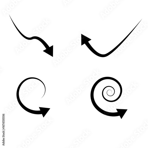 Arrows Vectors Icons, Random Arrows Icons