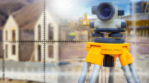 Surveying instrument on tri...