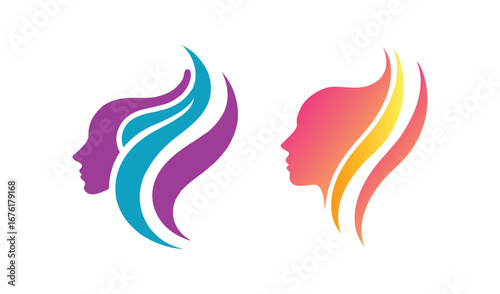 woman fashion logo