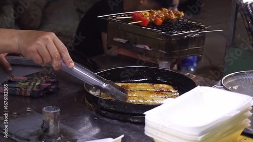 Street food, Night Stroll in Hoi An Ancient Town, Quang Nam, Vietnam Travel