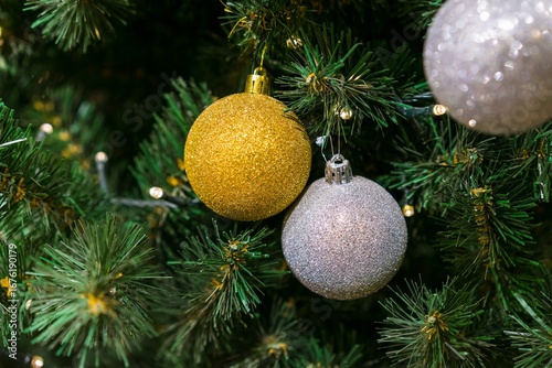 Majestic Christmas Ornaments Adorn the Tree