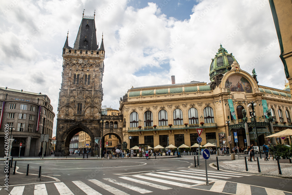 Fototapeta premium Vacaciones en Praga, República Checa