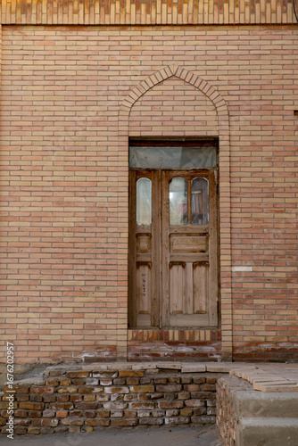 Beautiful doors to madrasahs in Uzbekistan