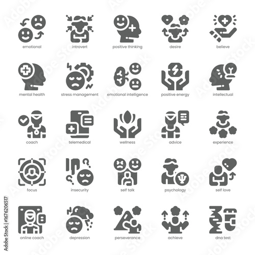 Health Coach Icon pack for your website, mobile, presentation, and logo design. Health Coach Icon solid design. Vector graphics illustration and editable stroke.