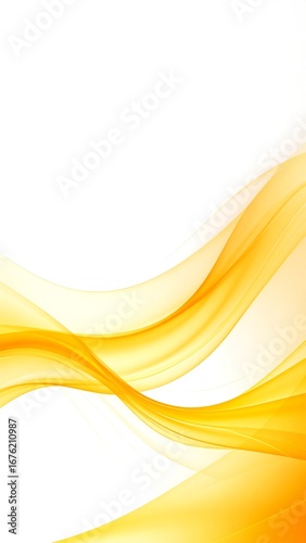 Abstract flowing golden waves