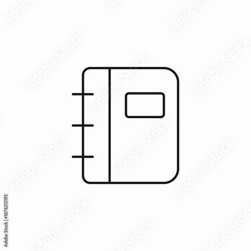 address book icon sign vector