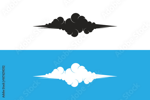 Simple Cloud vector.