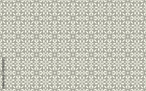 Ornamental seamless pattern. intricate damask background in Baroque or Rococo style for wallpaper, textiles, or decorative paper products.