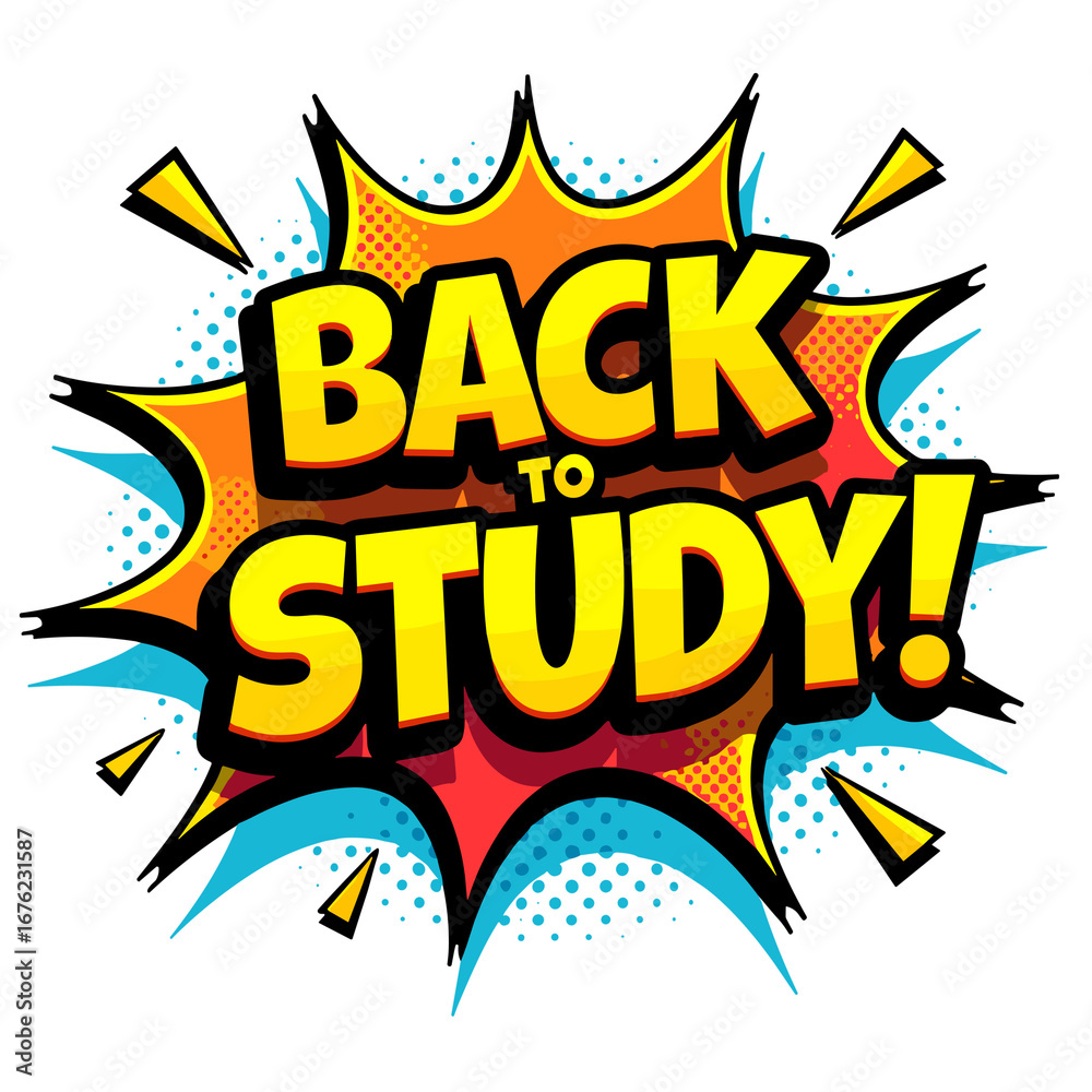 Fototapeta premium Comic speech bubble with 