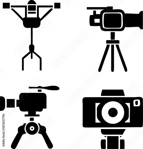 Capture stunning videos with premium equipment, perfect for filmmakers and media professionals using cameras