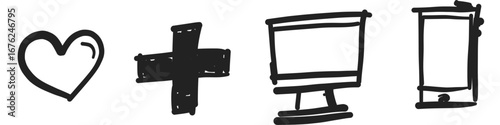 the love Jesus pen paint icon