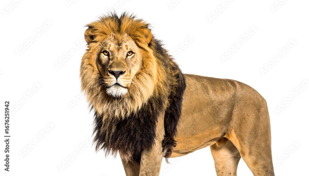 Obraz premium Majestic lion portrait (1)