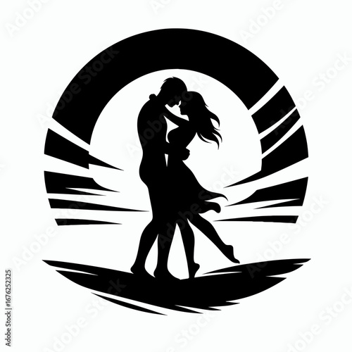  Sweet embrace at sunset
