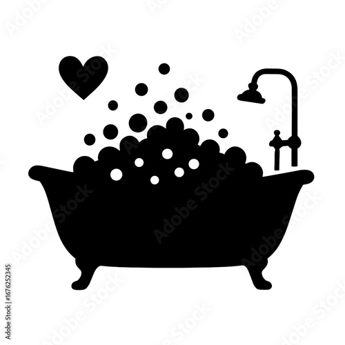 Bubble bath romantic