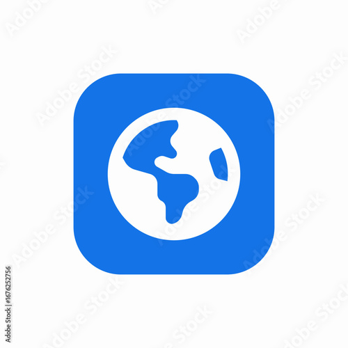 globe planet icon sign vector