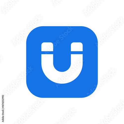 magnet snap icon sign vector