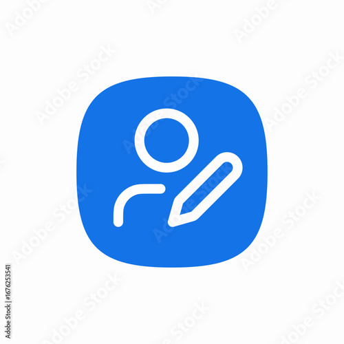 user edit icon sign vector