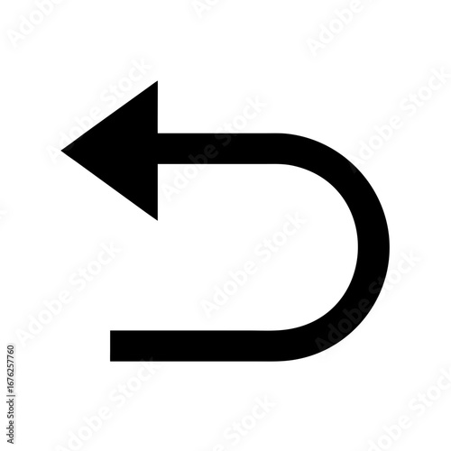 Backward Undo Arrow Icon – Return, Edit, Navigation