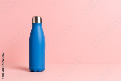 Royal Blue Stainless Steel Water Bottle
