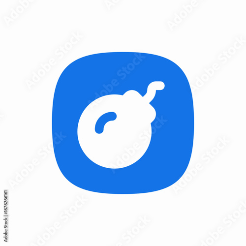 bomb explosure icon sign vector
