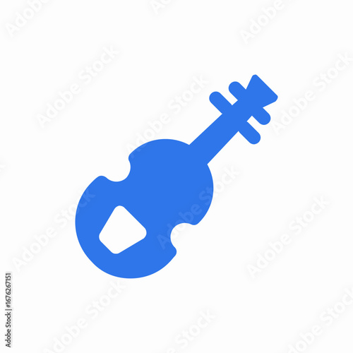 violin music icon sign vector