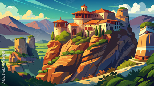 Meteora, Greece
Monasteries balance atop colossal sandstone pillars, floating between sky and earth, blending human devotion with dramatic geology in an awe-inspiring sacred landscape.