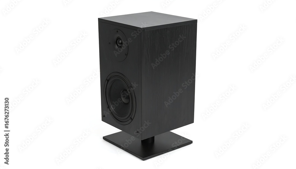 Obraz premium Dark speaker on a pedestal