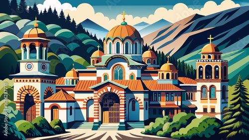 Rila Monastery, Bulgaria
Striped arches and vibrant frescoes decorate hidden courtyards deep in forested mountains, embodying Bulgarian spirituality, cultural resilience, and timeless Eastern Orthodox