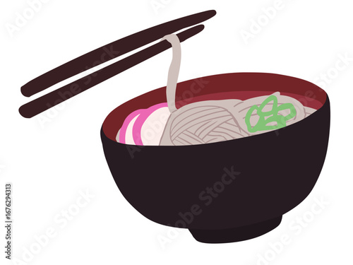 年越しそば 主線なし