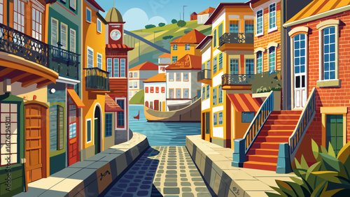 Porto Ribeira, Portugal
Narrow streets tumble toward the Douro River, where tiled facades and iron balconies capture the essence of Portugal’s maritime and architectural heritage.