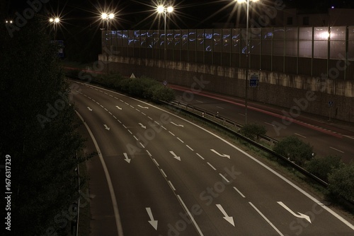 traffic at night