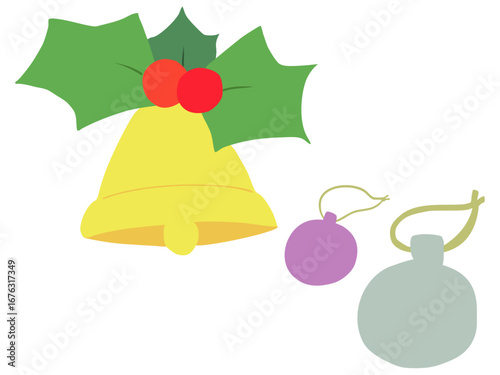 クリスマス飾り 主線なし