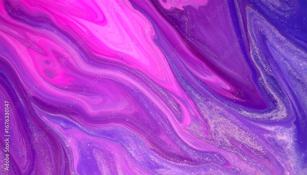 Obraz premium Abstract swirls of pink and purple