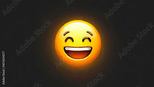 Emoji Laughing Hysterically with Squinting Eyes

