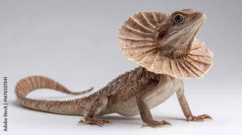 Fototapeta premium Lizard with frill