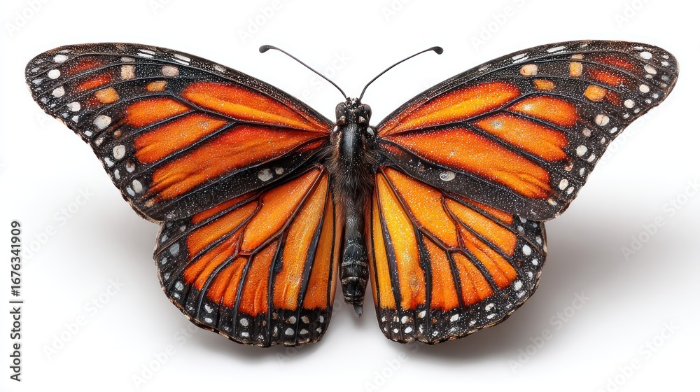 Obraz premium Monarch butterfly, detailed view