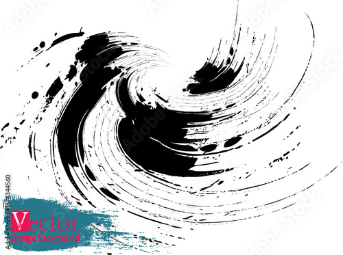 Grunge Urban Background. Texture Vector. Dust Overlay Distress Grain , Black and white art grunge, Vector brush Stroke, grunge paint element, grunge texture overlay background. Monochrome grunge textu