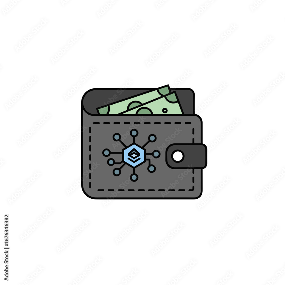Fototapeta premium Web3 Icon – Wallet App