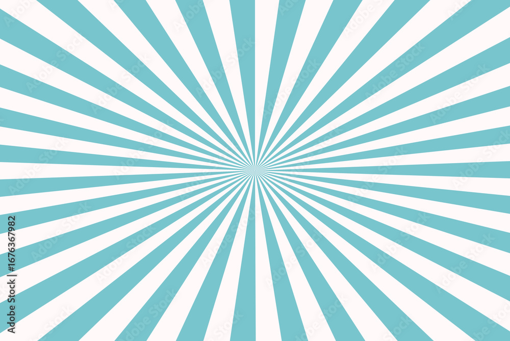 Fototapeta premium Snow color and CadetBlue color Sunburst for the background. Flag of japanese