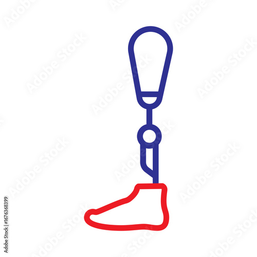 Prosthetic Leg Icon