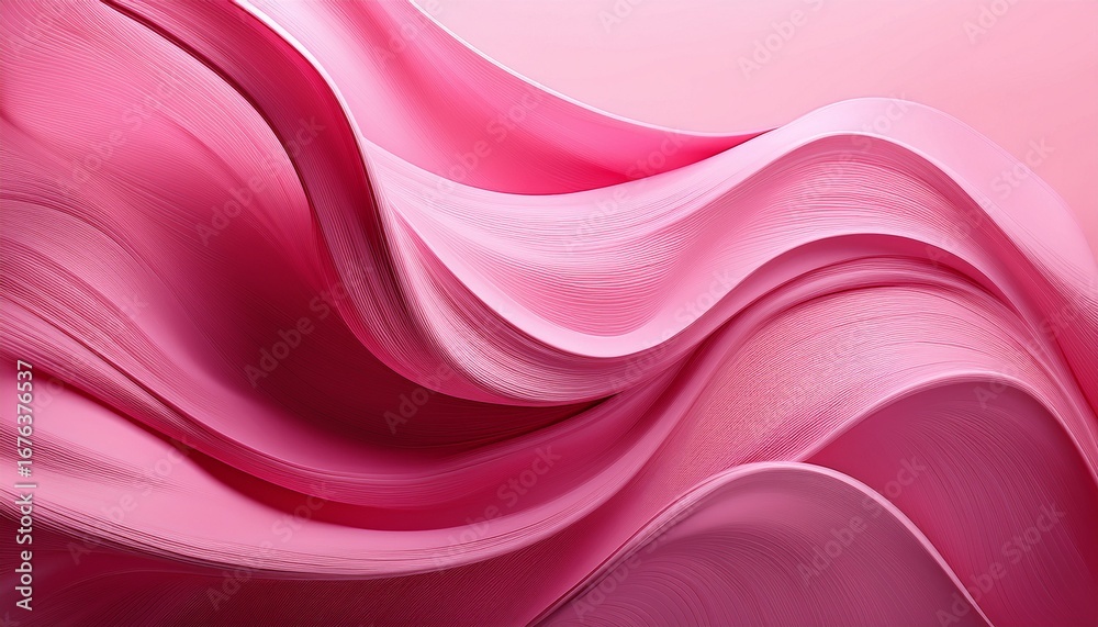 Obraz premium flujo rosa abstracto