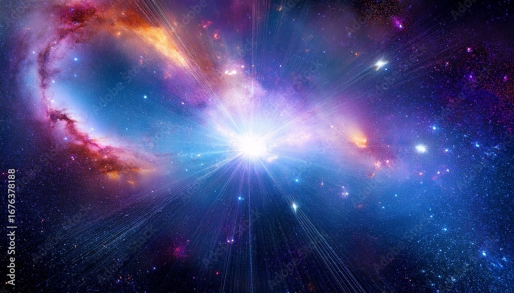 Fototapeta premium lovely background of a galaxy with nebulas cosmic stardust and brightly sparkling stars