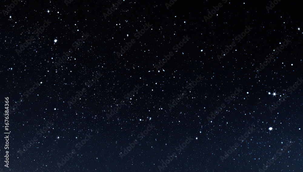 Obraz premium Starry night sky, densely packed with tiny stars