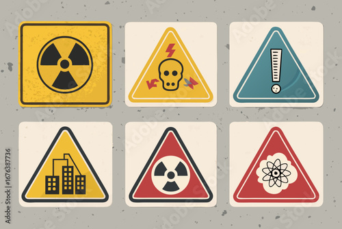 Warning. Warning yellow sign. Danger signs and warning signs. Danger warning sign vector illustration