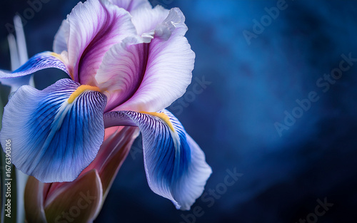 iris flower close up