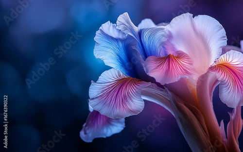 purple iris flower