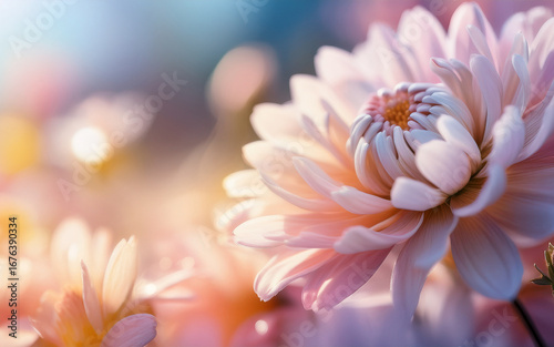 close up of pink flower