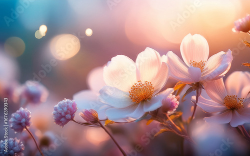 spring flowers in the garden