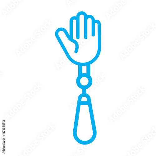 Prosthetic limb icon